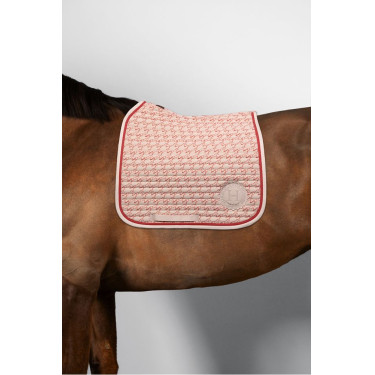 Tapis de selle Rider Harcour Karembar Pamplemousse Rose