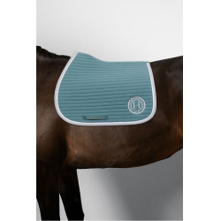 Tapis de selle Rider Harcour Karembar Paon Bleu