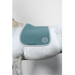 Tapis de selle Rider Harcour Karembar Paon Bleu