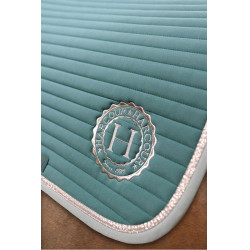 Tapis de selle Rider Harcour Karembar Paon Bleu