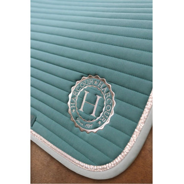 Tapis de selle Rider Harcour Karembar Paon Bleu