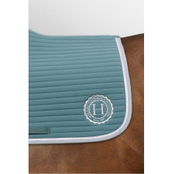 Tapis de selle Rider Harcour Karembar Paon Bleu