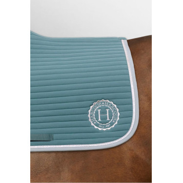 Tapis de selle Rider Harcour Karembar Paon Bleu
