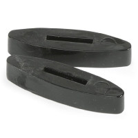 Arrêtoirs de rênes silicone Shires Noir