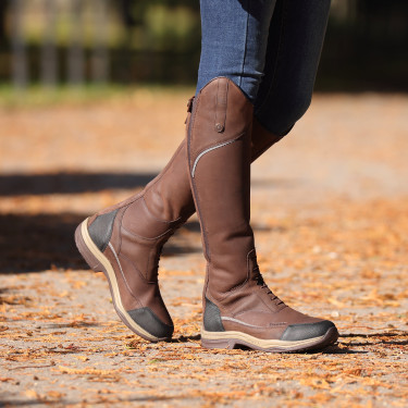 Bottes longues Xgrip Voltana Shires Moretta Marron