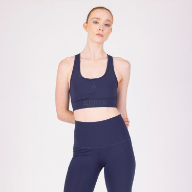 Brassière de sport React Shires Aubrion Minuit Bleu