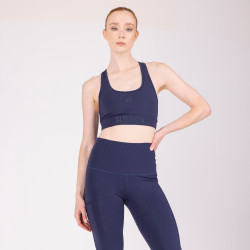 Brassière de sport React Shires Aubrion Minuit Bleu