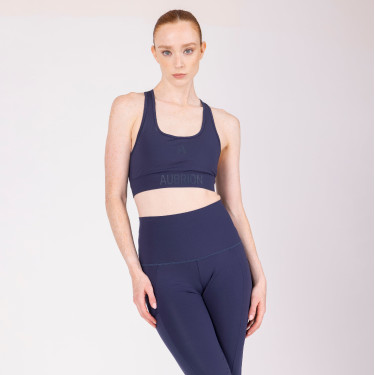 Brassière de sport React Shires Aubrion Minuit Bleu