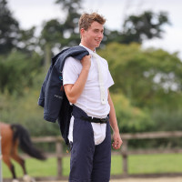Chemise à lavallière manches courtes homme Shires Aubrion Blanc