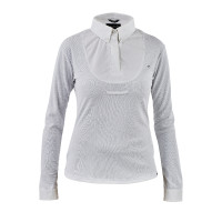 Chemise à lavallière manches longues Shires Aubrion Blanc Chemise à lavallière manches longues Shires Aubrion Blanc