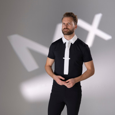 Chemise de concours à boutons Optima MX homme Shires Aubrion Chemise de concours à boutons Optima MX homme Shires Aubrion