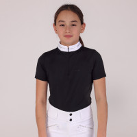Chemise de concours Optima LX jeune cavalier Shires Aubrion Noir Chemise de concours Optima LX jeune cavalier Shires Aubrion Noir