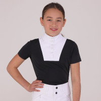 Chemise de concours Optima MX jeune cavalier Shires Aubrion Noir Chemise de concours Optima MX jeune cavalier Shires Aubrion Noir