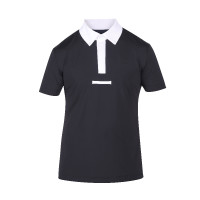 Chemise de concours zippée Optima MX homme Shires Aubrion Noir Chemise de concours zippée Optima MX homme Shires Aubrion Noir
