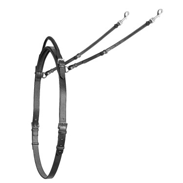 Collier de cou avec poignée Shires Velociti Gara Noir