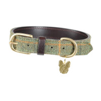 Collier pour chien en tweed Shires Digby & Fox Carreaux rouge / jaune / bleu Motifs