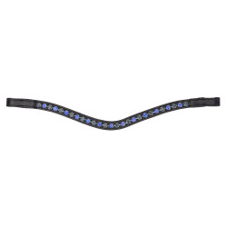 Frontal deux tons Shires Velociti Gara Noir / bleu