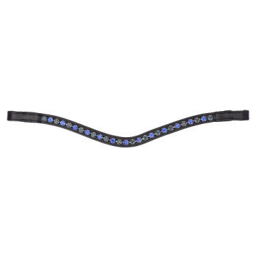 Frontal deux tons Shires Velociti Gara Noir / bleu