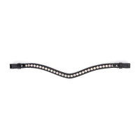 Frontal strass irisé Shires Velociti Gara Noir