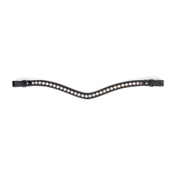 Frontal strass irisé Shires Velociti Gara Noir