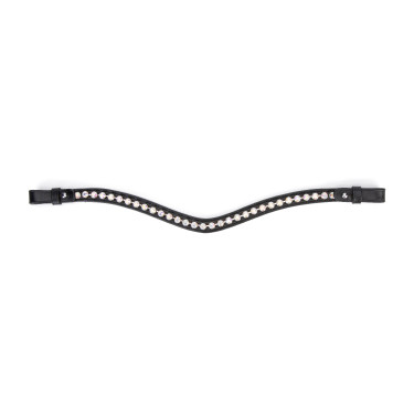 Frontal strass irisé Shires Velociti Gara Noir