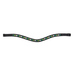 Frontal strass vert Shires Velociti Gara Noir