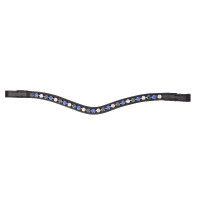 Frontal trois tons Shires Velociti Gara Noir / bleu