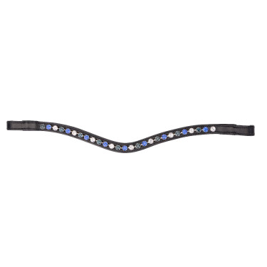Frontal trois tons Shires Velociti Gara Noir / bleu