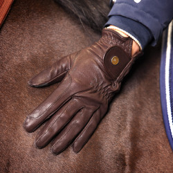 Gants d'équitation Estade Shires Aubrion Marron