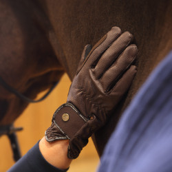 Gants d'équitation Stadium Shires Aubrion Marron Gants d'équitation Stadium Shires Aubrion Marron