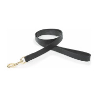 Laisse pour chien en cuir plat Shires Digby & Fox Noir