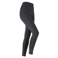 Legging d'équitation Hudson fille Shires Aubrion Noir
