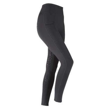 Legging d'équitation Hudson fille Shires Aubrion Noir Legging d'équitation Hudson fille Shires Aubrion Noir