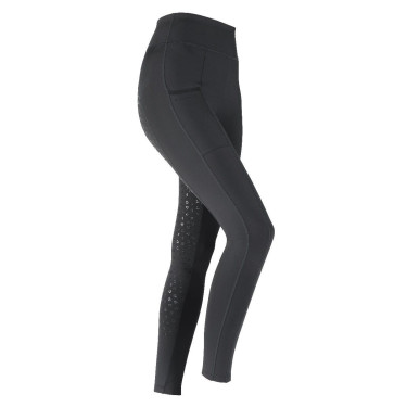 Legging d'équitation Hudson Shires Aubrion Noir