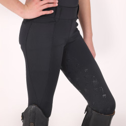 Legging d'équitation Optima Gx jeune cavalier Shires Aubrion Noir