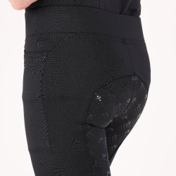 Legging d'équitation Optima Gx jeune cavalier Shires Aubrion Noir