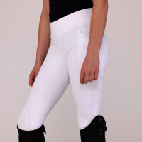 Legging d'équitation Optima Gx jeune cavalier Shires Aubrion Blanc Legging d'équitation Optima Gx jeune cavalier Shires Aubrion Blanc
