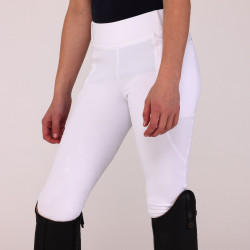 Legging d'équitation Optima LX jeune cavalier Shires Aubrion Blanc