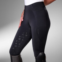 Legging d'équitation Optima LX Shires Aubrion Noir