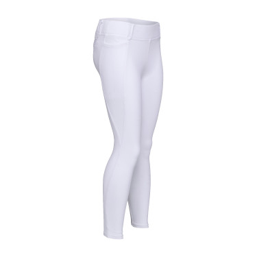 Legging d'équitation Optima MX jeune cavalier Shires Aubrion Blanc