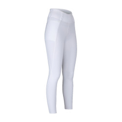 Legging d'équitation Optima MX Shires Aubrion Blanc