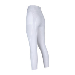 Legging d'équitation Optima Px Shires Aubrion Blanc