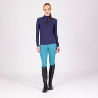 Legging d'équitation React Non-Stop Shires Aubrion Brume Bleu