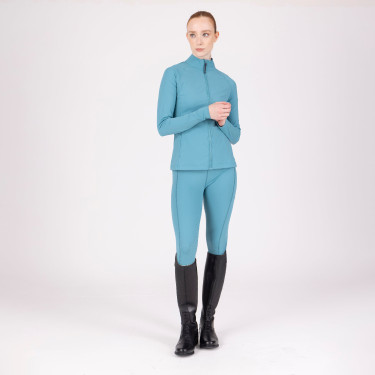 Legging d'équitation React Non-Stop Shires Aubrion Brume Bleu
