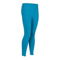 Legging d'équitation React Rhythm jeune cavalier Shires Aubrion Martin-pêcheur Bleu