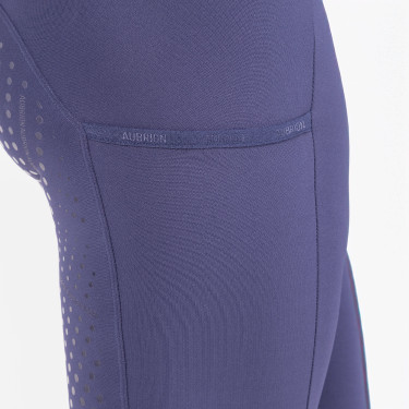 Legging d'équitation React Sculpt Shires Aubrion Minuit Bleu
