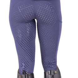 Legging d'équitation React Sculpt Shires Aubrion Minuit Bleu