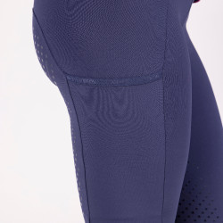 Legging d'équitation React Sculpt Shires Aubrion Minuit Bleu