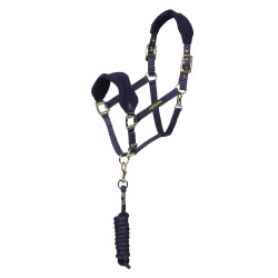 Licol et longe polaire Shires Arma Marine Bleu marine Licol et longe polaire Shires Arma Marine Bleu marine