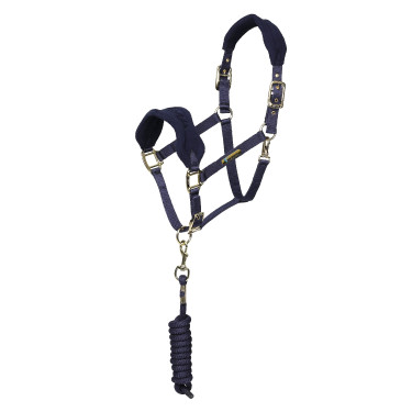 Licol et longe polaire Shires Arma Marine Bleu marine Licol et longe polaire Shires Arma Marine Bleu marine